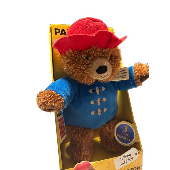 NEW 2017 Paddington Bear Talking Collectible 11" Toy - Picture 2 of 5